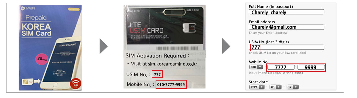Number activation date mobile First activation