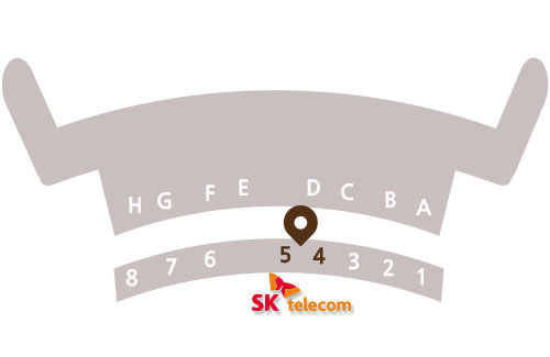 Map of SKT Pickup Points in the ICN International Airport Terminal 2