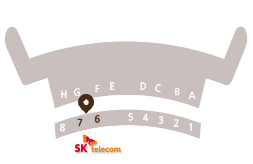 Map of SKT Pickup Points in the ICN International Airport Terminal 2