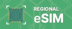 Regional eSIM for travel abroad