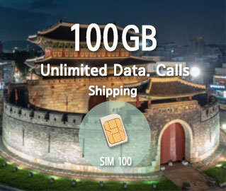 Free 100 is Korea SIM card which offers basically 100GB Data and unlimited Data, Talk, Text for 30-DAY in the S.Korea.