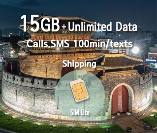 Plus B is Korea SIM card which offers 15GB Data and 100mins Talk, 100ea Text for 30-DAY in the S.Korea.