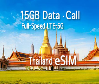 eSIM for Thailand offers local voice and unlimited data for 7-DAY Plan.
