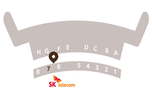 Map of SKT Pickup Points in the ICN International Airport Terminal 2