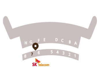 Map of SKT Pickup Points in the ICN International Airport Terminal 2